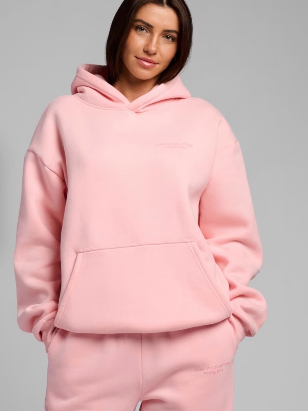 Women's Bubblegum pink Comfrt hoodie and sweatpants both in size Medium.